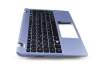 EAZHK003010-1 original Acer clavier incl. topcase DE (allemand) noir/bleu