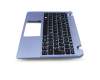 EAZHK003010-1 original Acer clavier incl. topcase DE (allemand) noir/bleu