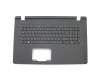 EC1NY000100 original Acer clavier incl. topcase DE (allemand) noir/noir