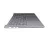 ET2LQ000210XYD original Lenovo clavier incl. topcase DE (allemand) gris/gris avec rétro-éclairage