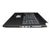 ET3JK000120QSD1 original Acer clavier incl. topcase DE (allemand) noir/noir avec rétro-éclairage