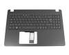 HQ2101A614007 original Acer clavier incl. topcase FR (français) noir/noir