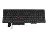 L15BL-106D0 original Lenovo clavier DE (allemand) noir/noir avec rétro-éclairage et mouse stick