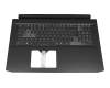 LG05P_N12B3L original Acer clavier incl. topcase DE (allemand) noir/noir avec rétro-éclairage