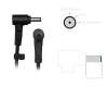 MSI Modern 14 B10RBS/B10RBSW (MS-14D1) Chargeur 65 watts EU wallplug normal