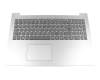 NBX0001MJ00 original Lenovo clavier incl. topcase DE (allemand) gris/argent