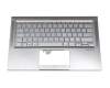 NSK-WR4BN_GE original Asus clavier incl. topcase DE (allemand) argent/argent avec rétro-éclairage