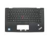 NSK-Z82BW 0G original Lenovo clavier incl. topcase DE (allemand) noir/noir avec rétro-éclairage et mouse stick