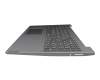 PC5CP-GR original Lenovo clavier incl. topcase DE (allemand) gris/argent