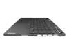 PH5CYXBG-3T-GR original Lenovo clavier incl. topcase DE (allemand) gris/gris avec rétro-éclairage