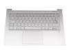 PK0900 0MN00T original Lenovo clavier incl. topcase DE (allemand) argent/argent avec rétro-éclairage