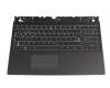 PK1317L3A19 original LCFC clavier incl. topcase DE (allemand) noir/noir avec rétro-éclairage