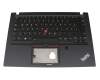 PK131L51B11 original Lenovo clavier incl. topcase DE (allemand) noir/noir avec rétro-éclairage et mouse stick