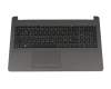 PK132044A10 original Compal clavier incl. topcase DE (allemand) noir/gris