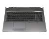 PN203642 original MSI clavier incl. topcase FR (français) noir/anthracite