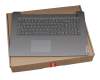 PR5S-GE original Lenovo clavier incl. topcase DE (allemand) gris/gris