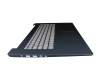 PR5S-GR original Lenovo clavier incl. topcase DE (allemand) gris/bleu