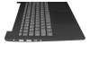 PR5S-GR original Lenovo clavier incl. topcase DE (allemand) gris/noir