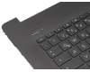 SB550A-73H0 original HP clavier incl. topcase DE (allemand) noir/noir (avec TP/DVD, structure de surface « noir brossé »)