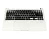 SC082A-26H3 original Samsung clavier incl. topcase DE (allemand) noir/argent (Win11)