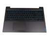 SG-86470-2PA original Lenovo clavier incl. topcase PO (portugais) noir/bleu/noir avec rétro-éclairage