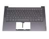 SN20W85087 original Lenovo clavier incl. topcase DE (allemand) gris/gris avec rétro-éclairage