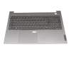 SN20Z3867 original Lenovo clavier incl. topcase DE (allemand) argent/gris avec rétro-éclairage