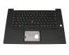 SN8381BL2 original Lenovo clavier incl. topcase DE (allemand) noir/noir avec rétro-éclairage et mouse stick