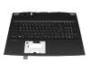 V195122AK2 original MSI clavier incl. topcase DE (allemand) noir/noir